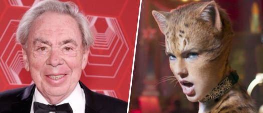 Andrew Lloyd Webber Cats movie therapy dog trauma.