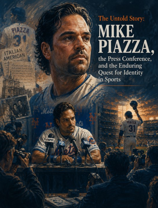 The Untold Story Mike Piazza, the Press Conference, and the Enduring Quest for Identity in Sports